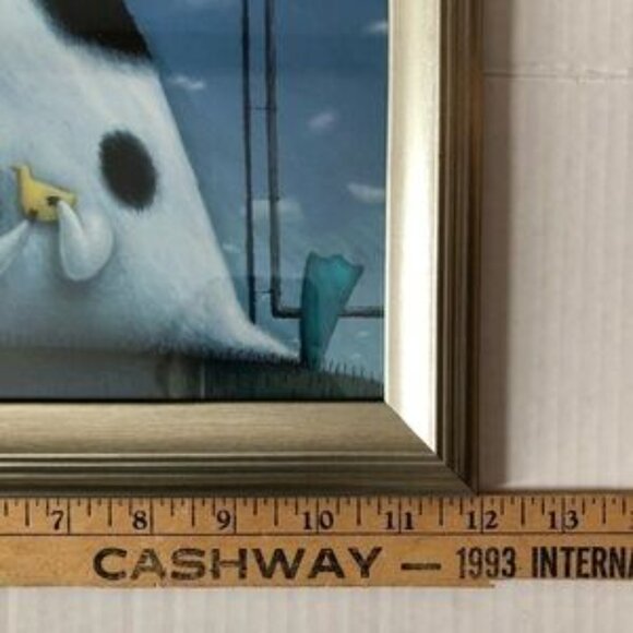 Humorous Cow  Bathroom Prints - Picture 5 of 6